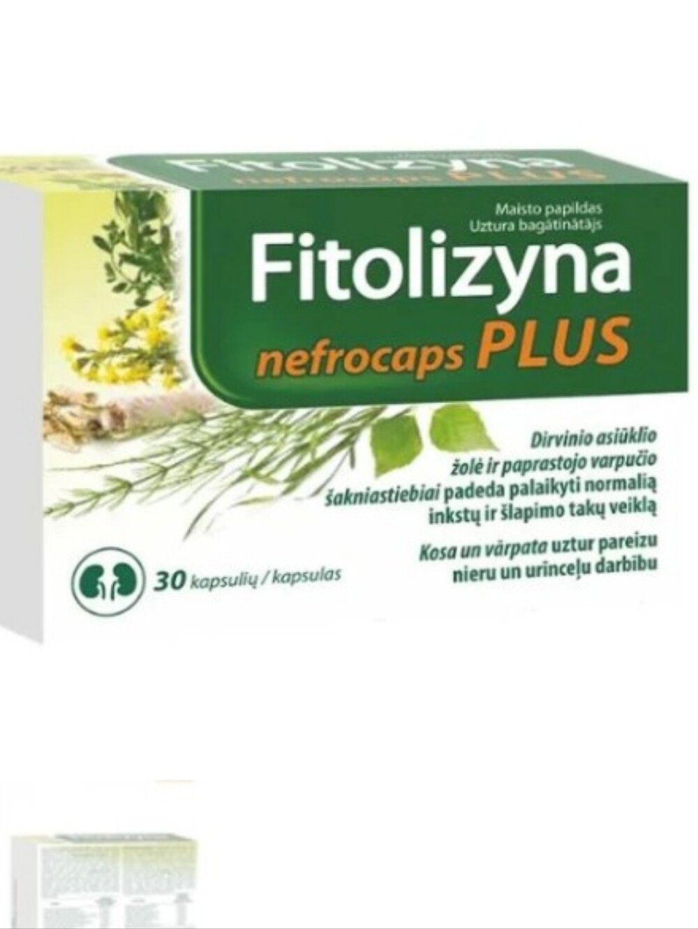 Fitolizyna Plus For Kidney Health 30 Capsuls New